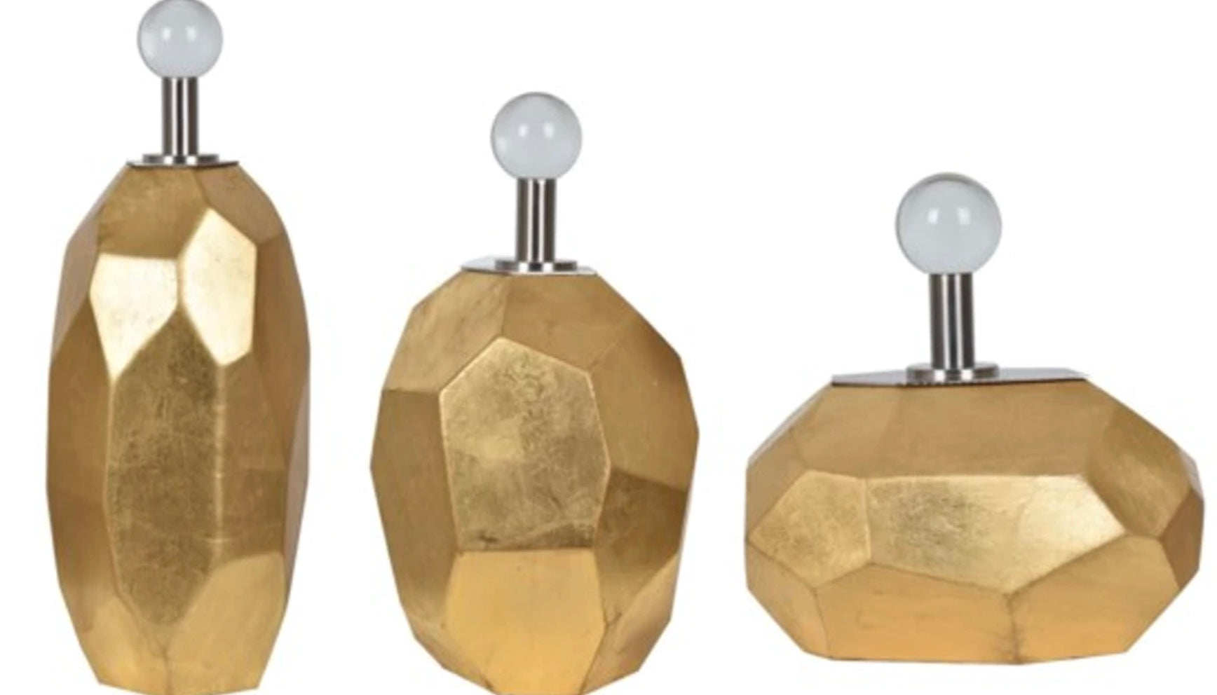 Roxy Gold Boxes (Set of 3)