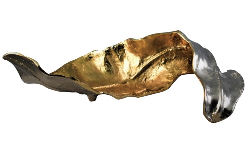 Willow Two Toned Sculptural Leaf