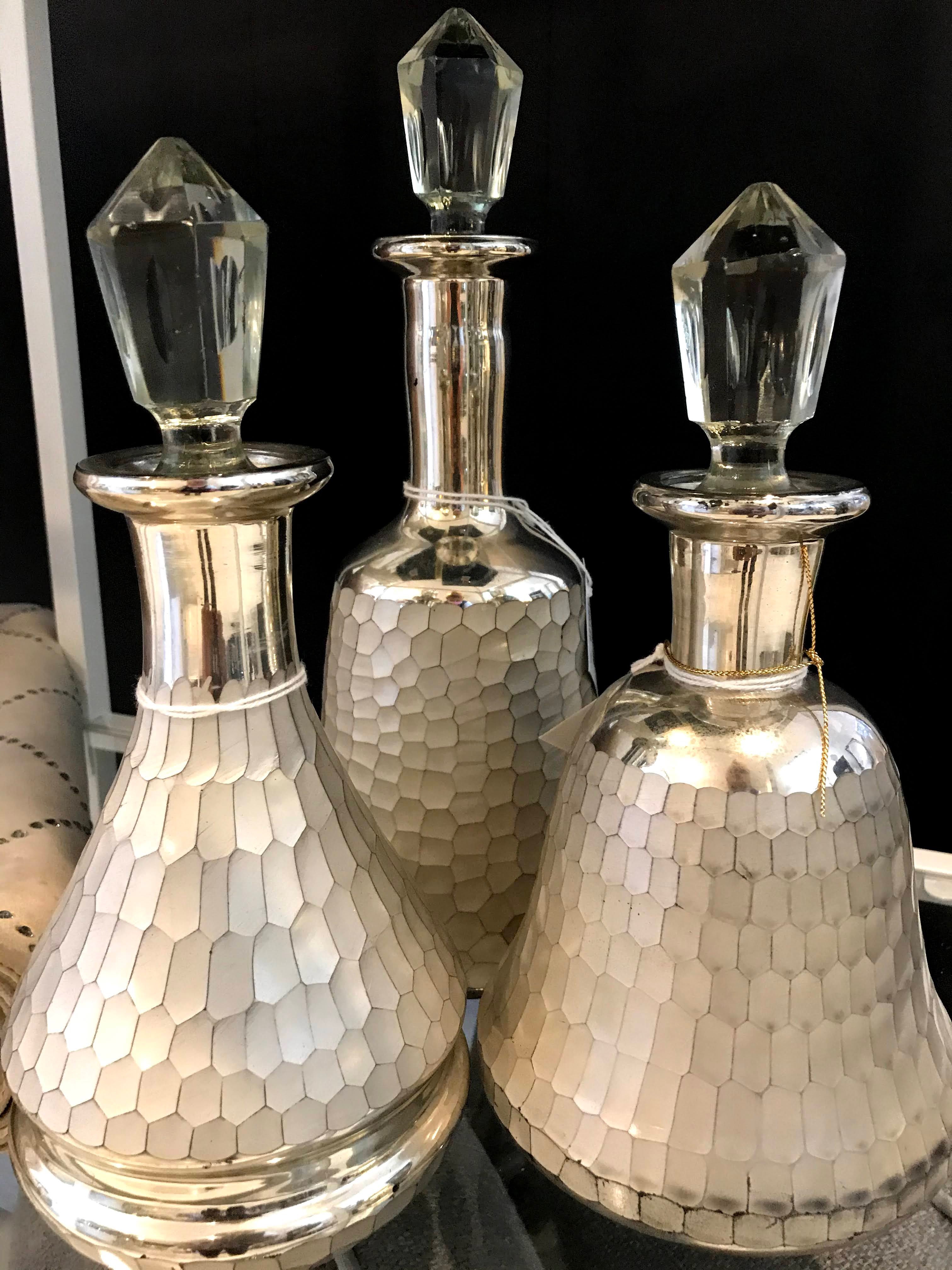 Champagne Jars with Crystal Tops