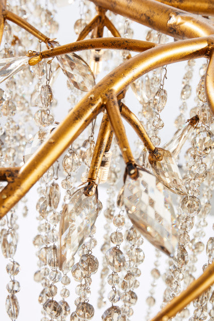 Gold Branch Chandelier