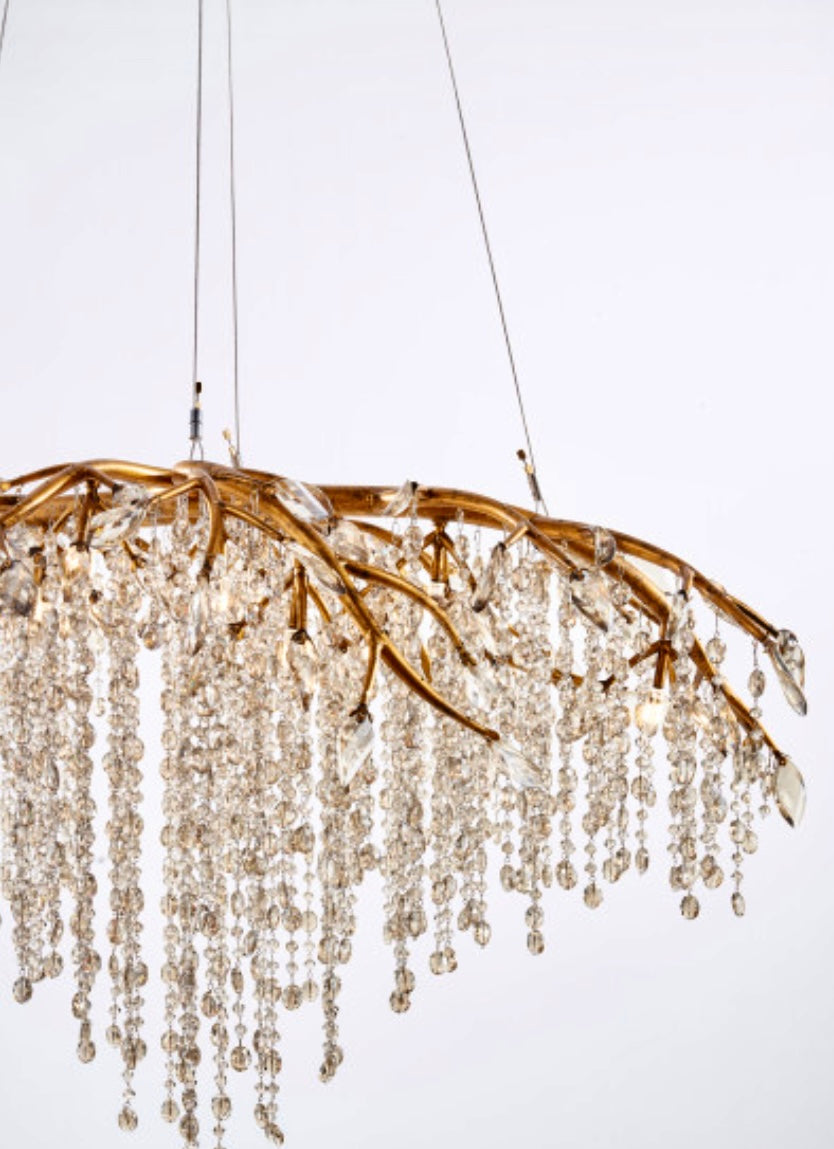 Gold Branch Chandelier