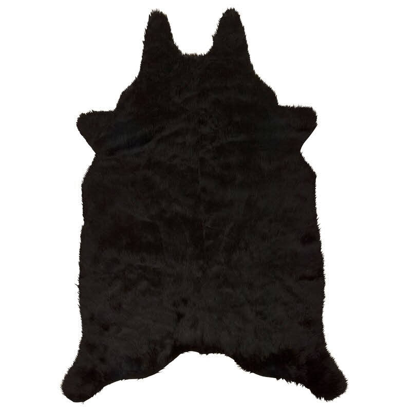 Black Cowhide Rug